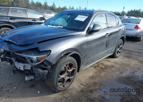 2018 Alfa Romeo Stelvio Sport Awd z USA, uszkodzony, nr VIN ZASFAKPNXJ7B59015